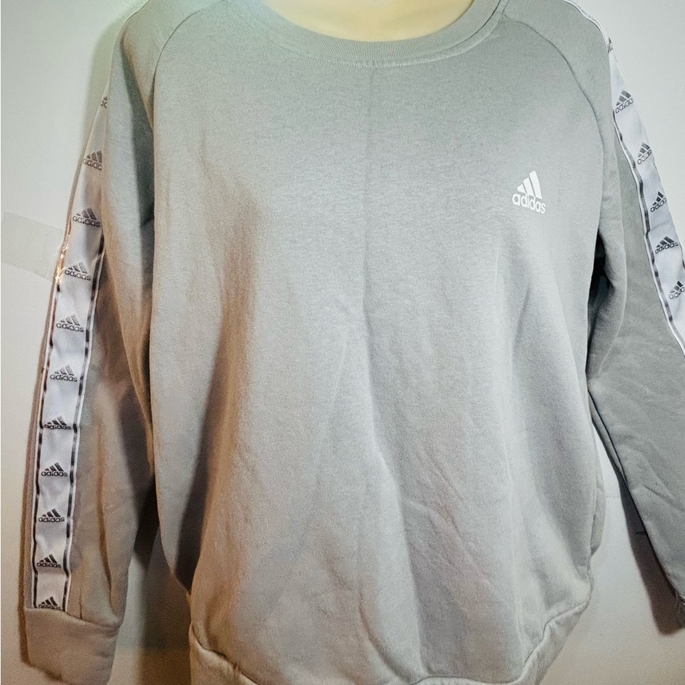 Women's new sports sweatshirt. 100% cotton. Adidas brand. Size M. $27.